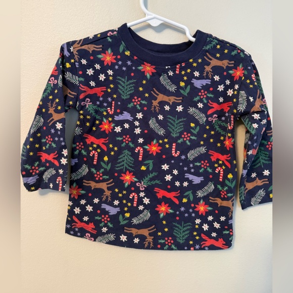 Hanna Andersson Other - Hanna Andersson Navy Christmas Long Sleeve Shirt